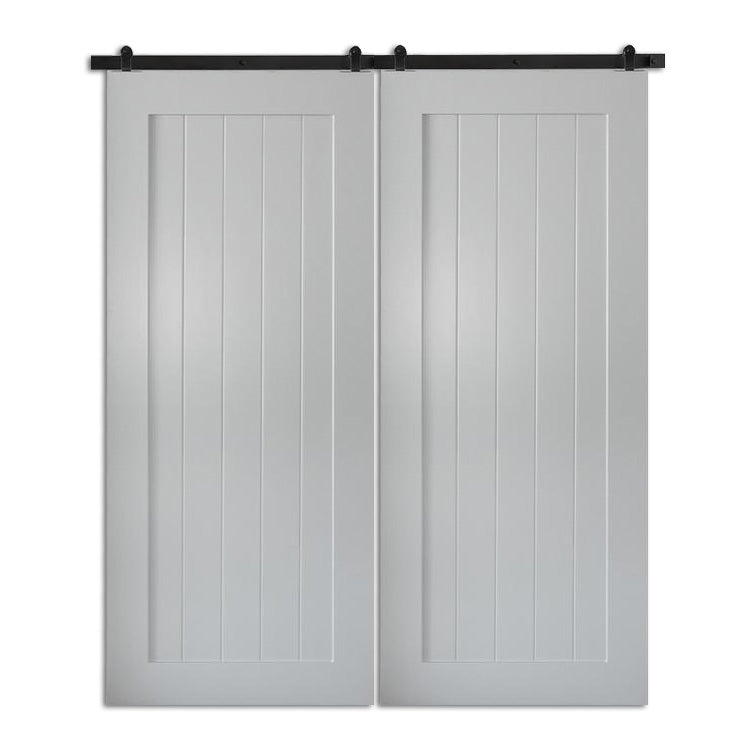 Agripon - One Panel Double Sliding Interior Barn Door