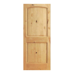 classic door, two panel door, wooden single barn door, interior door,