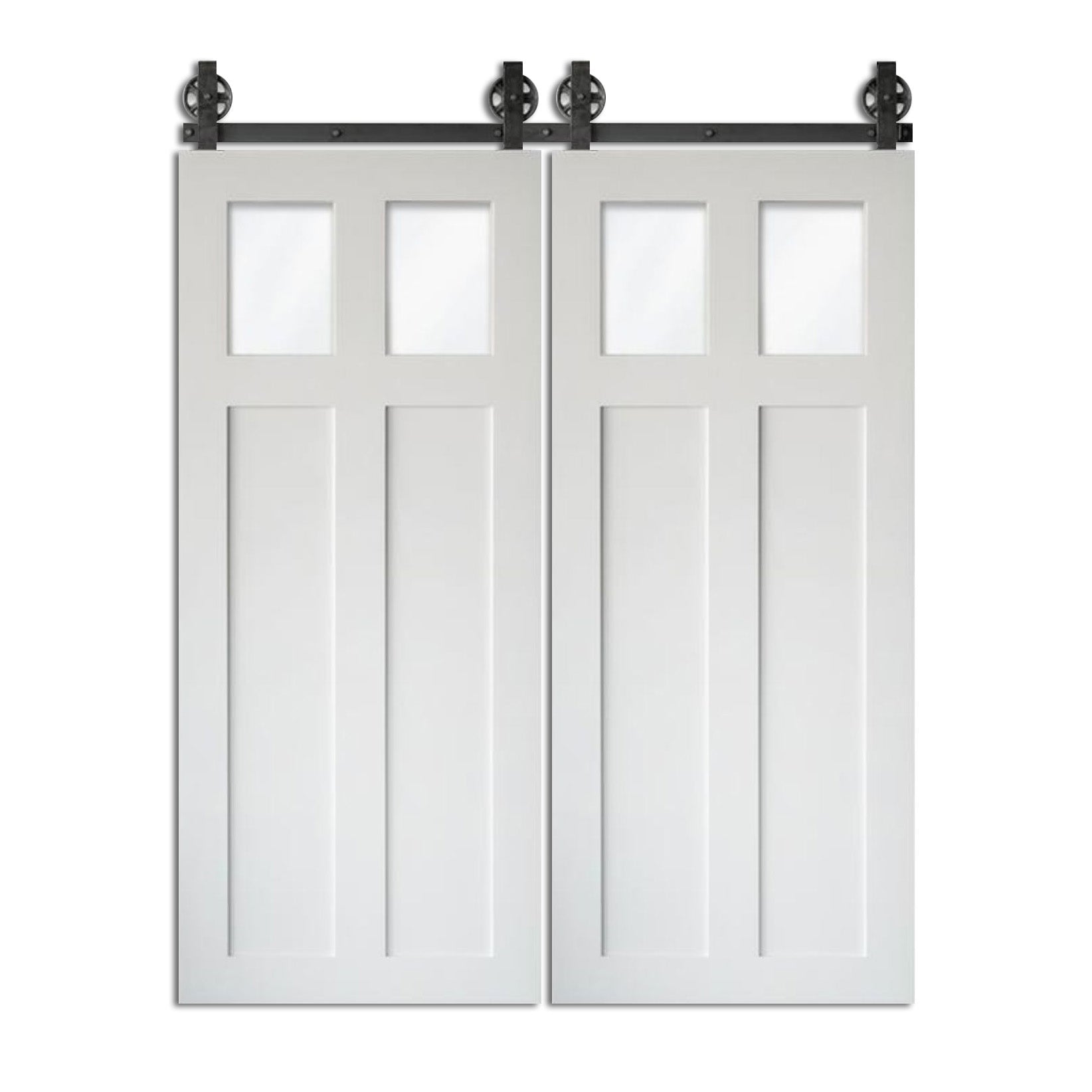 Avenio - Interior Two Panel Double Barn Door