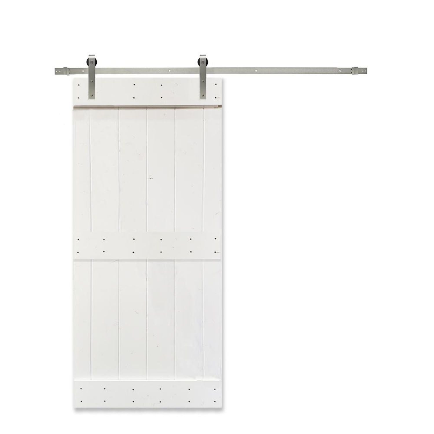 Clontoe - Custom Made Rustic Modern Simple Plank Farmhouse Sliding Barn Door Style