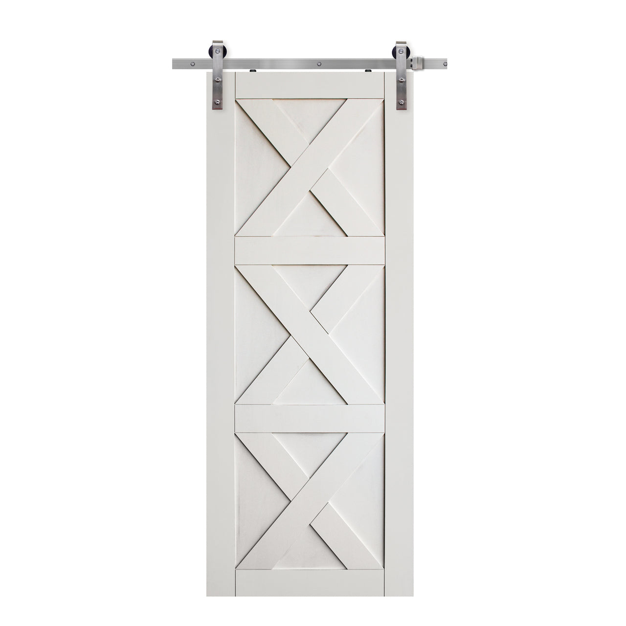 Mallidos - Three Panel Triple X Contemporary Barn Door