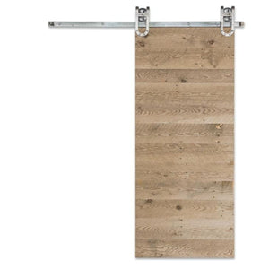 Millstone - Custom Made Horizontal Stained Wood Rustic Farmhouse Sliding Barn Door