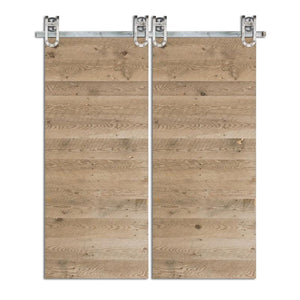 Thurnes - Double Interior Plank Modern Design Sliding Barn Door