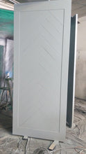 Load image into Gallery viewer, Wolfden - Herringbone Modern Sliding Farmhouse Barn Doors