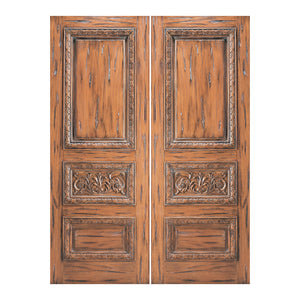 Xaeloria - Artistically Carved Mahogany Interior Home Door