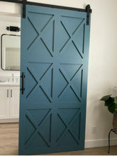 Load image into Gallery viewer, Custom Made Handcrafted Six X Panels Modern Capri Style Sliding Barn Door - Cali Custom Build