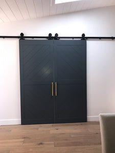 Two Cypress Style Sliding Doors - Cali Custom Build