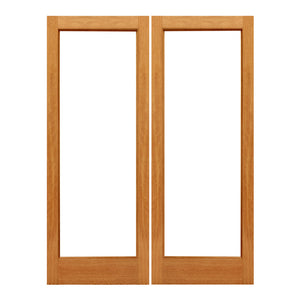Jaelira - Interior Mahogany One Panel Insulated Glass Home Door