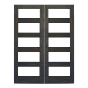 Matrica - Interior Modern Five Panel Double Door