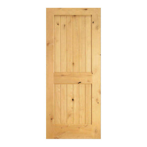 Esmium - Rustic Classic Two-Panel Interior Sliding Barn Door
