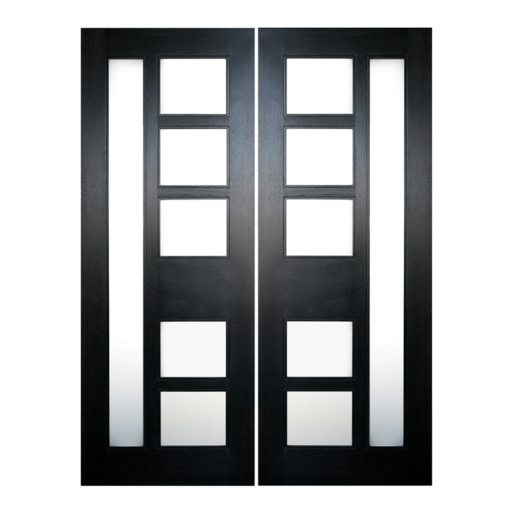Fyzelis - Modern Interior Glass Paneled Contemporary Door