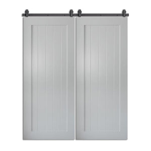 Bannaven - One Panel Interior Sliding Double Barn Door