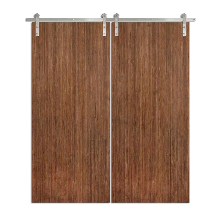 Liniacum - Modern Plank Interior Sliding Double Barn Door
